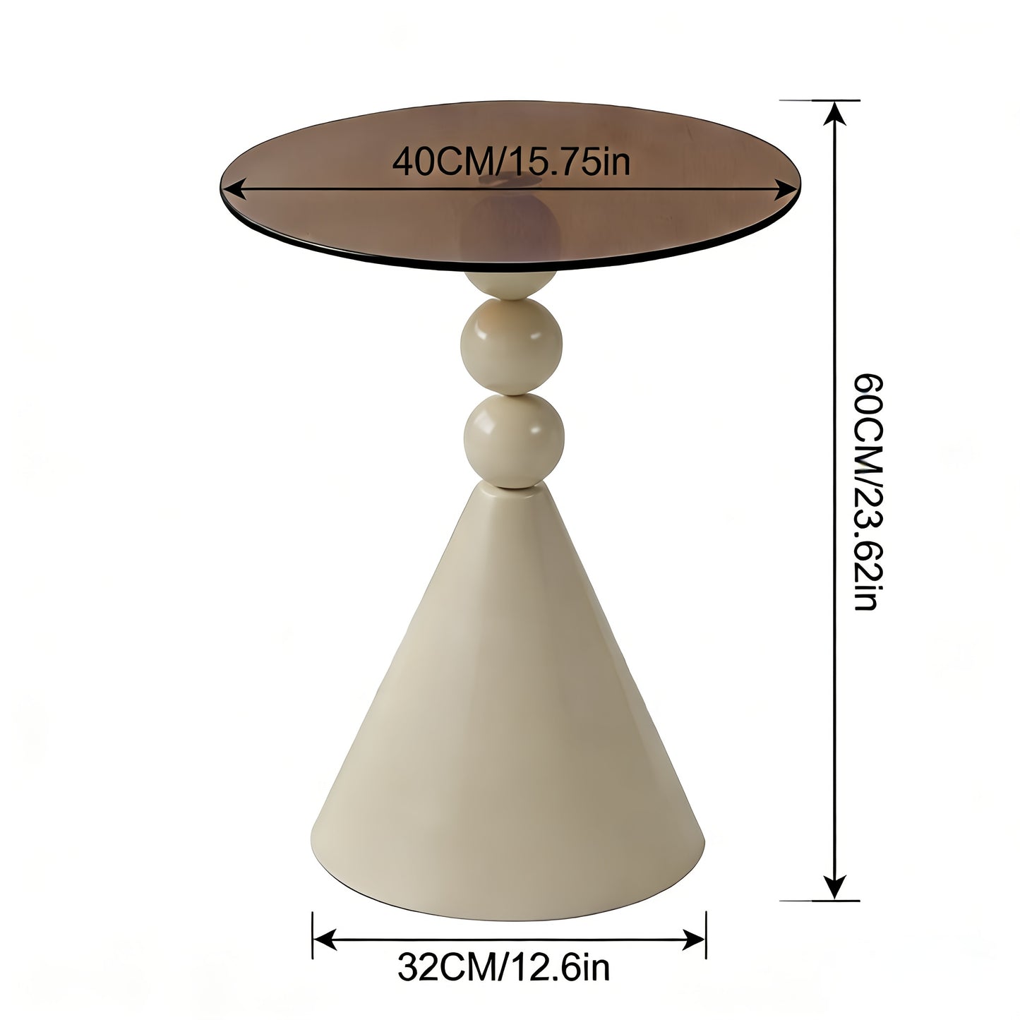 Glass Round Coffee Table | Furniture Collection | Aroselle