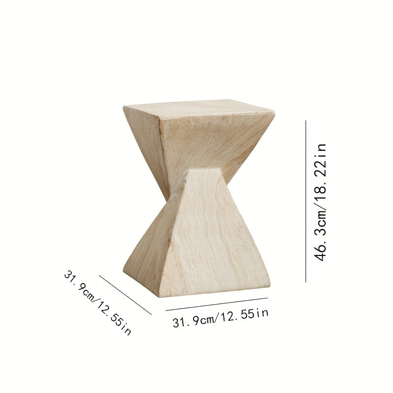 Marble Geometric Side Table | Furniture Collection | Aroselle