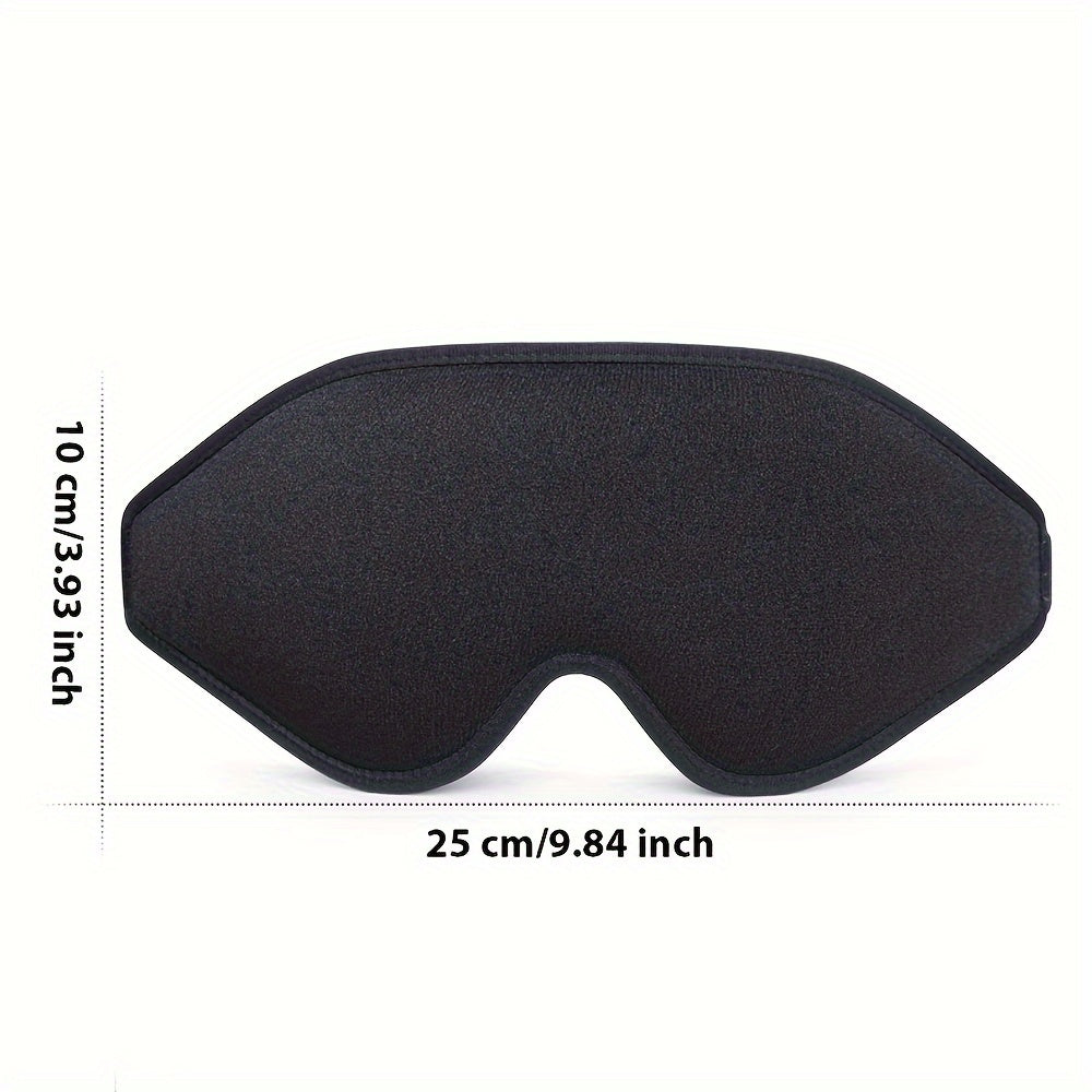 Memory Foam Sleep Mask - 99% Light Blocking Eye Mask for Deep Sleep