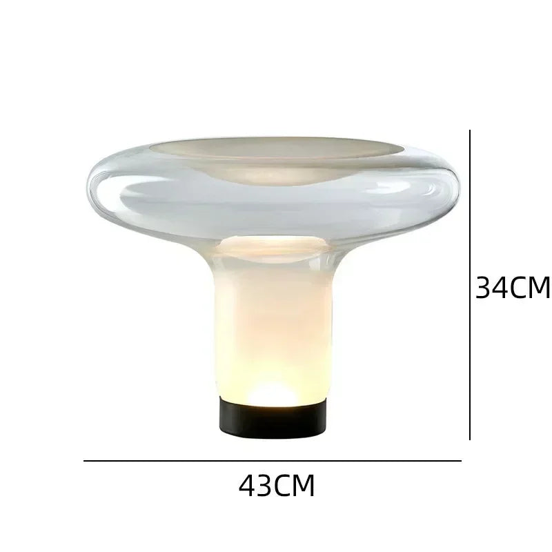 Glass Bedside Lamp | Decor Collection | Aroselle