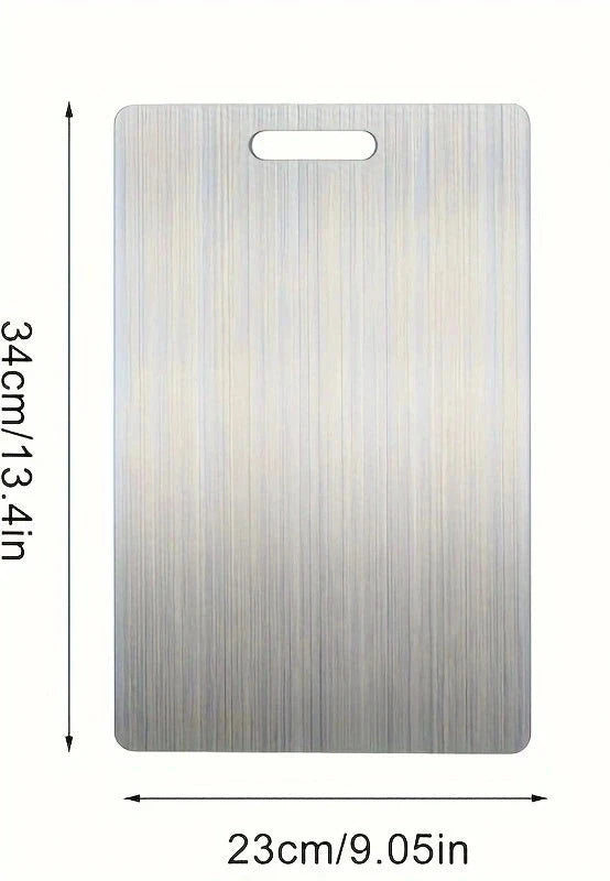 304 Stainless Steel Double-Sided Cutting Board