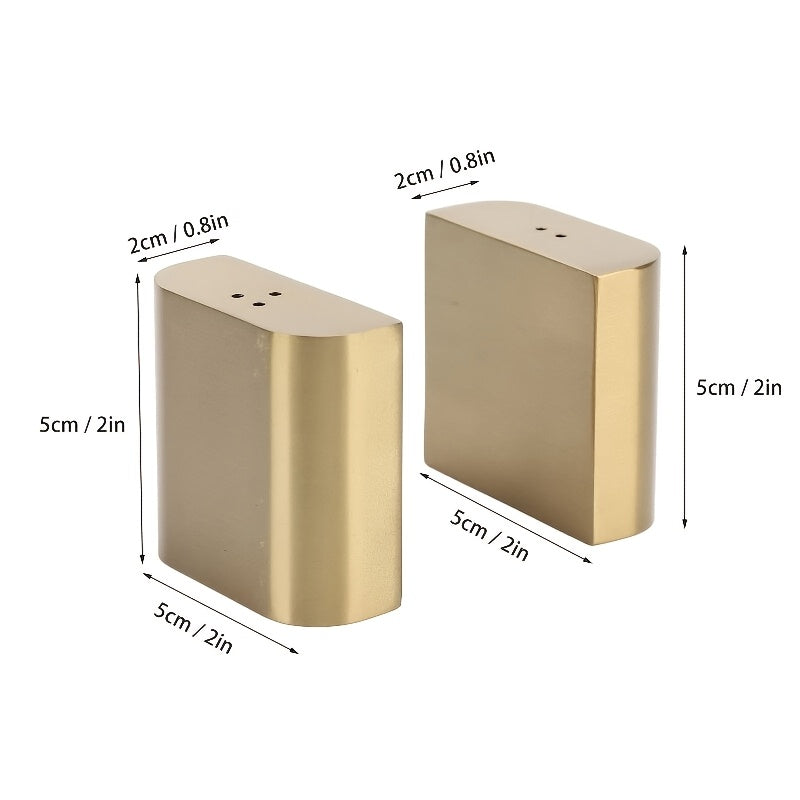 Stainless Steel Salt and Pepper Shakers Set | Kitchen Collection | Aroselle