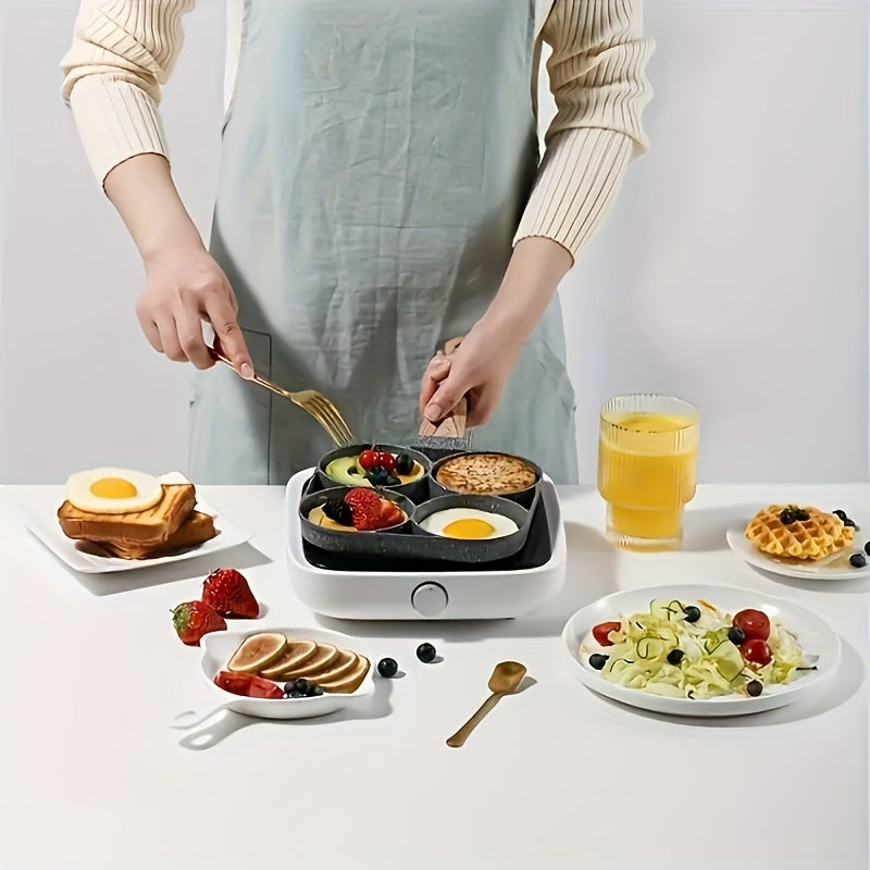 Non-Stick Breakfast Egg Pan with Lid | Kitchen Collection | Aroselle