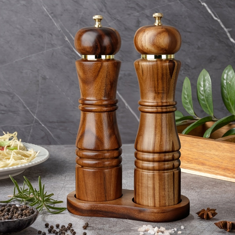 Acacia Wood Pepper Grinder Set | Kitchen Collection | Aroselle
