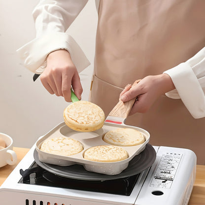 Non-Stick Breakfast Egg Pan with Lid | Kitchen Collection | Aroselle