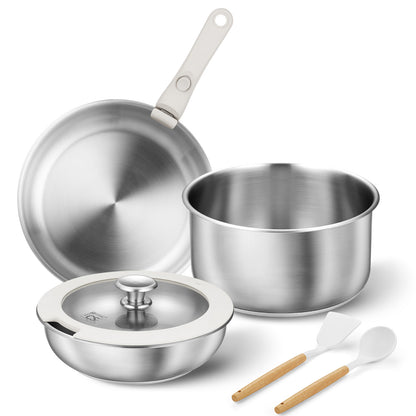 Stainless Steel Cookware Set | Kitchen Collection | Aroselle