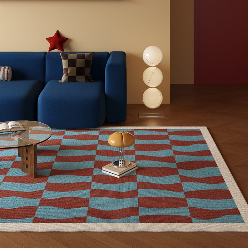 Modern Abstract Area Rug - Soft Earth Tone Living Room Carpet | Rug Collection | Aroselle