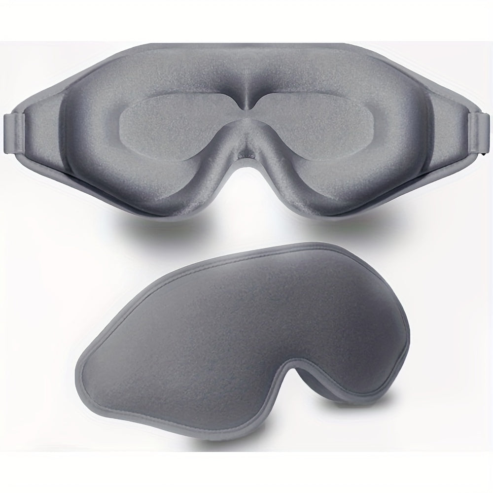 Memory Foam Sleep Mask - 99% Light Blocking Eye Mask for Deep Sleep