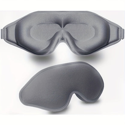 Memory Foam Sleep Mask - 99% Light Blocking Eye Mask for Deep Sleep
