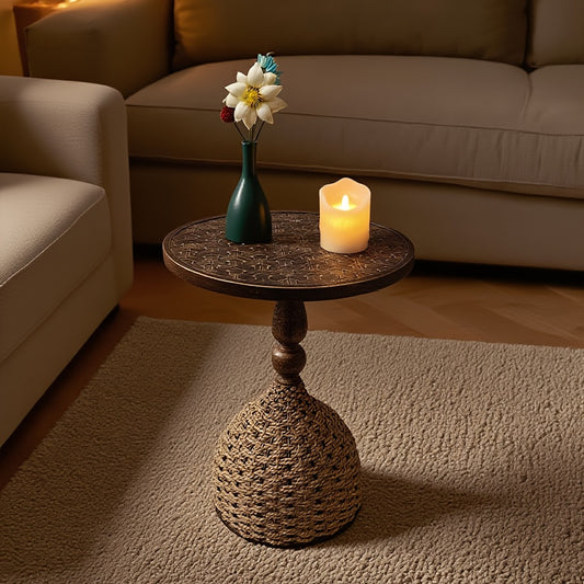 Metal Round Side Table | Furniture Collection | Aroselle