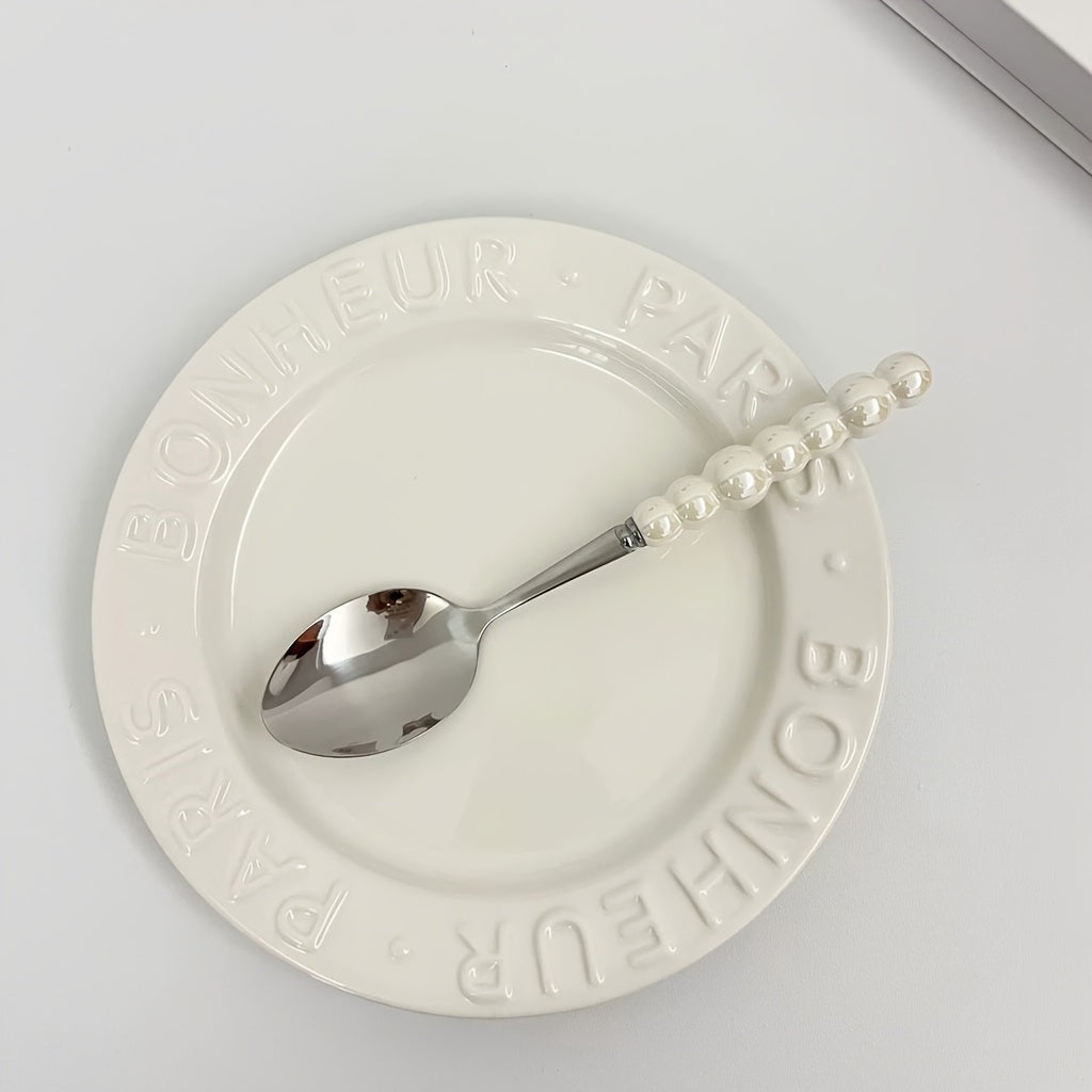 Cutlery Set with Ceramic Handles (5PCS) | Kitchen Collection | Aroselle