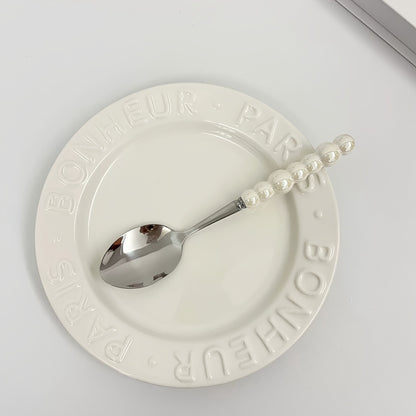 Cutlery Set with Ceramic Handles (5PCS) | Kitchen Collection | Aroselle