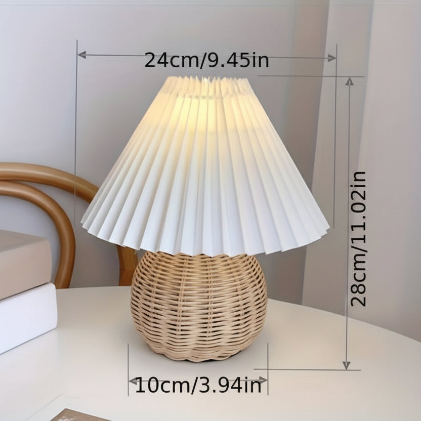 Bohemian Rattan Table Lamp | Decor Collection | Aroselle