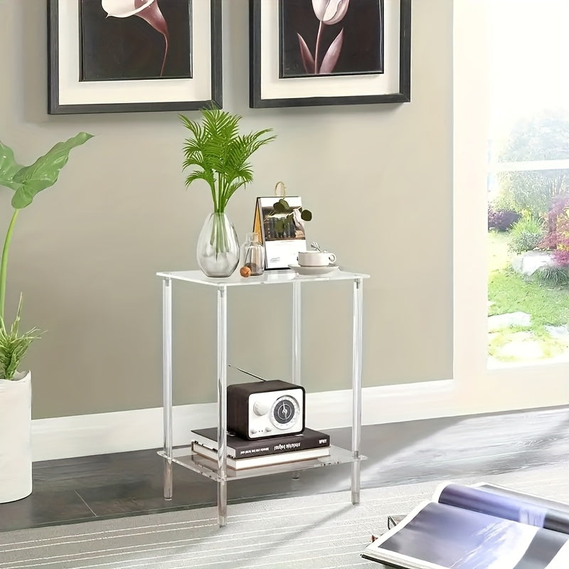 Squared Acrylic Side Table | Furniture Collection | Aroselle