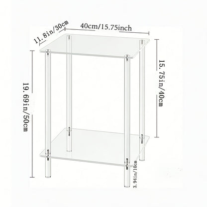 Squared Acrylic Side Table | Furniture Collection | Aroselle