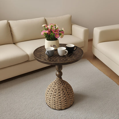 Metal Round Side Table | Furniture Collection | Aroselle