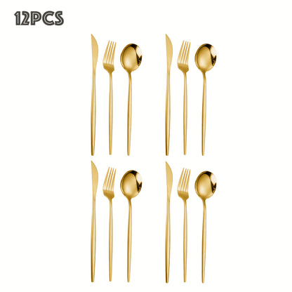 Sophisticated & Luxe Cutlery Set for 4 | Kitchen Collection | Aroselle