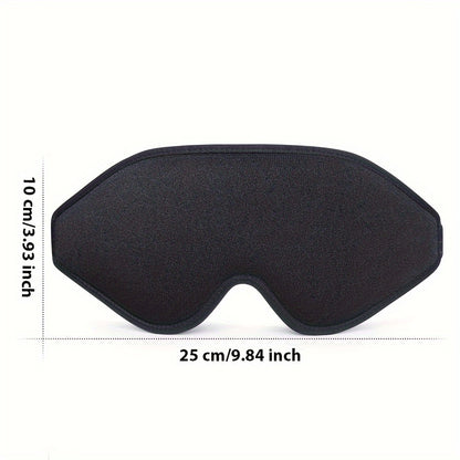 Memory Foam Sleep Mask - 99% Light Blocking Eye Mask for Deep Sleep