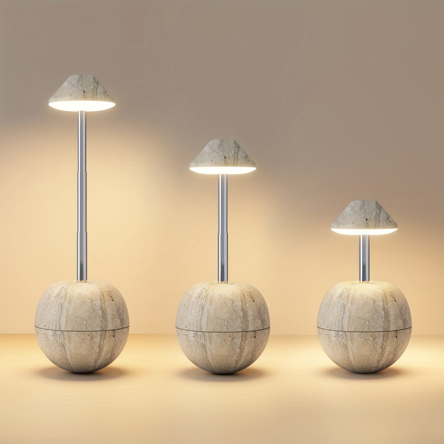 Minimalist Orbit Stone LED Night Lamp | Decor Collection | Aroselle