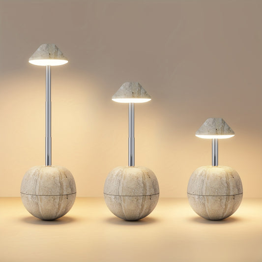 Minimalist Orbit Stone LED Night Lamp | Decor Collection | Aroselle