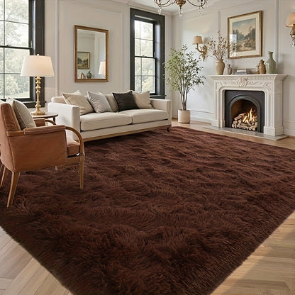 Plush Carpet Area Rug - Soft Thick Pile Living Room & Bedroom Carpet | Rug Collection | Aroselle