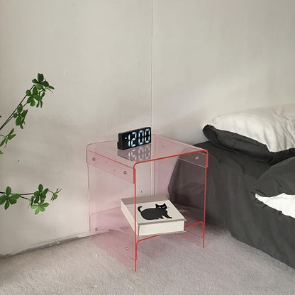 Transparent Acrylic Side Table | Furniture Collection | Aroselle