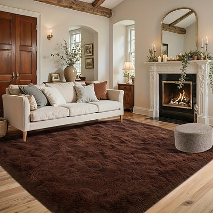 Plush Carpet Area Rug - Soft Thick Pile Living Room & Bedroom Carpet | Rug Collection | Aroselle