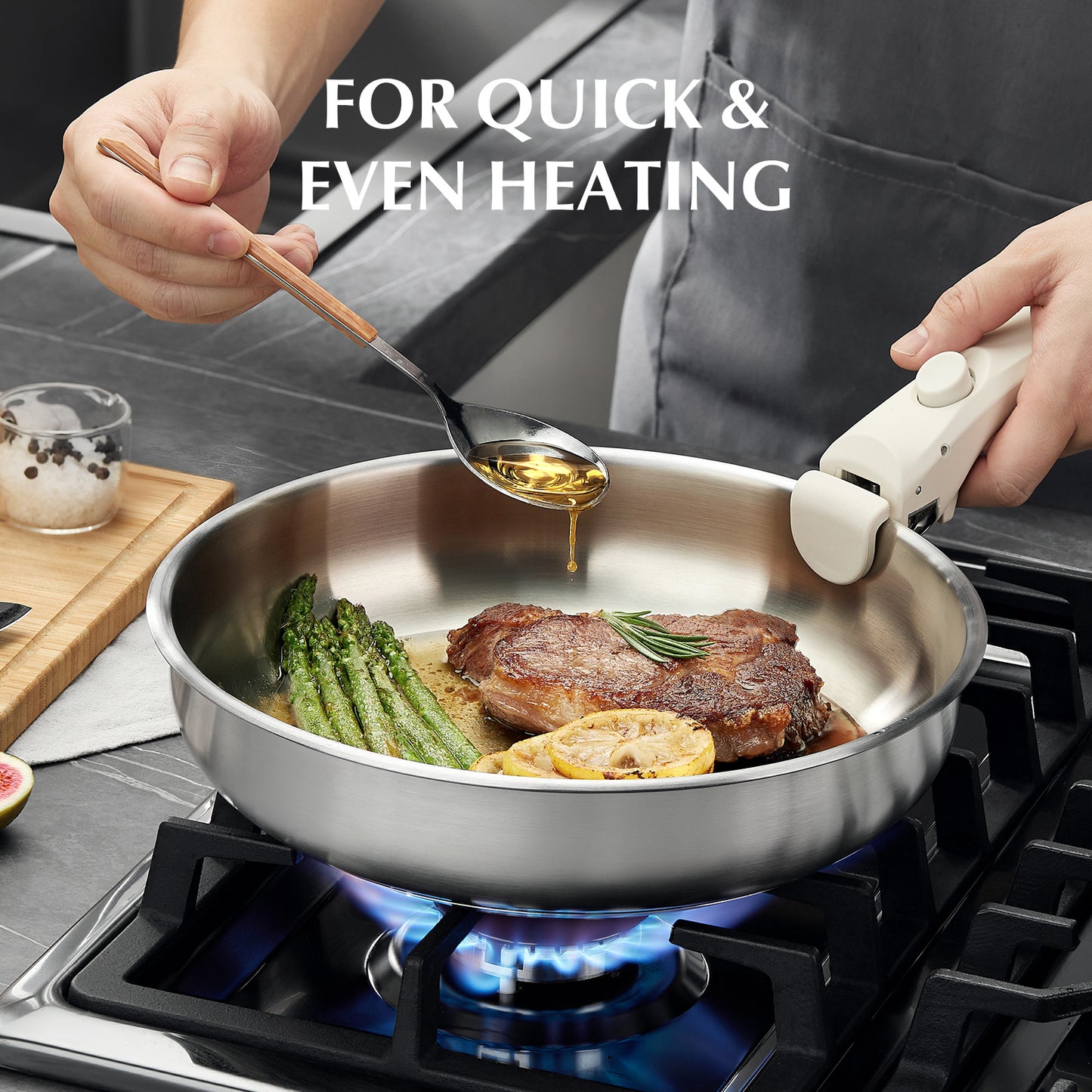 Stainless Steel Cookware Set | Kitchen Collection | Aroselle