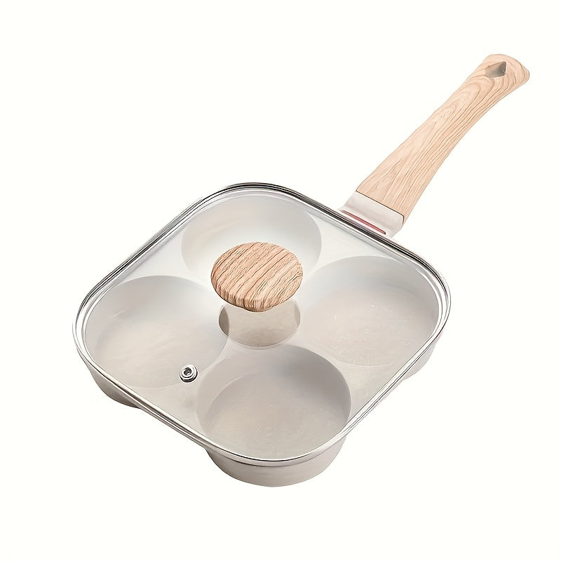 Non-Stick Breakfast Egg Pan with Lid | Kitchen Collection | Aroselle