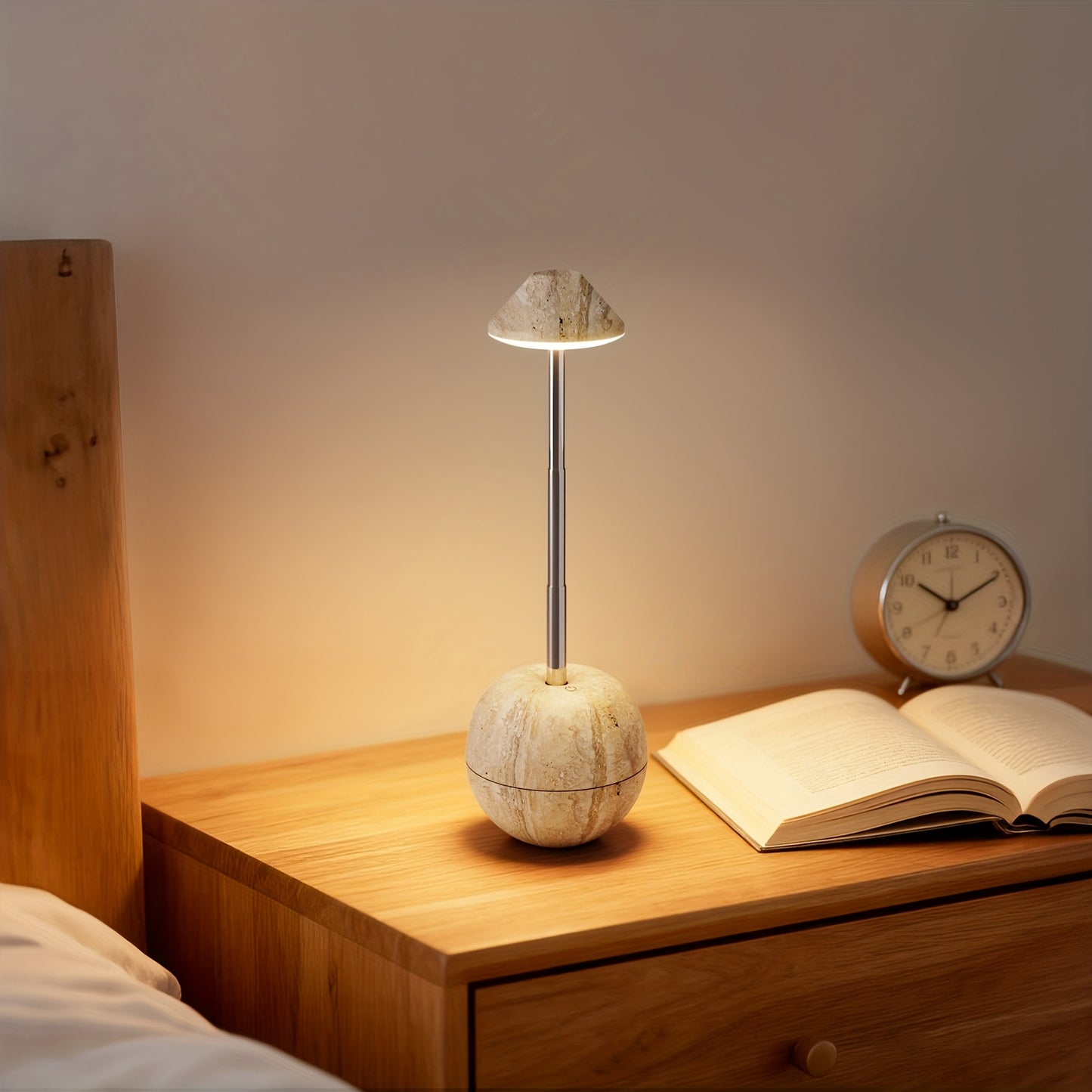 Minimalist Orbit Stone LED Night Lamp | Decor Collection | Aroselle