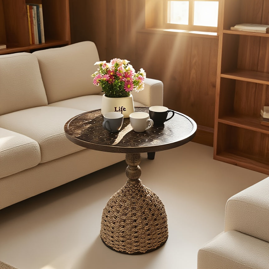 Metal Round Side Table | Furniture Collection | Aroselle