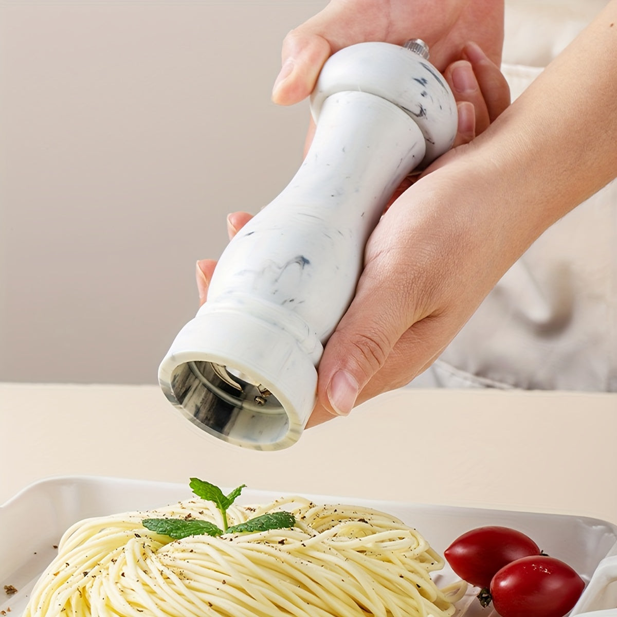 Marble Salt And Pepper Grinder | Kitchen Collection | Aroselle