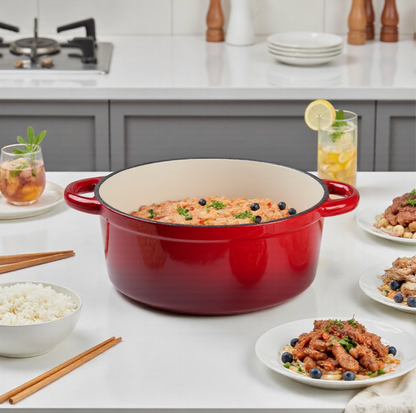 Dutch Oven Cast Iron Pan | Kitchen Collection | Aroselle