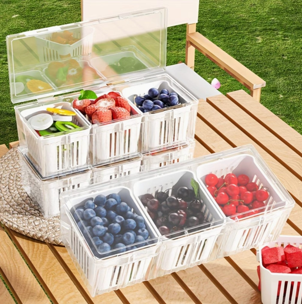 Food Storage With Drain Baskets | Kitchen Collection | Aroselle