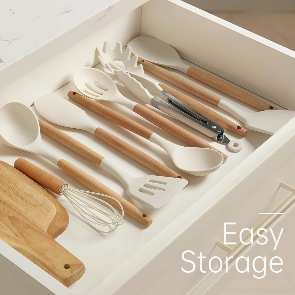 Silicone Kitchen Utensils Set | Kitchen Collection | Aroselle
