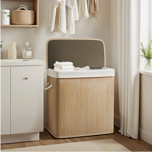 Laundry Basket With Lid | Bathroom Collection | Aroselle