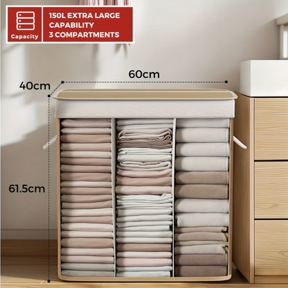 Laundry Basket With Lid | Bathroom Collection | Aroselle