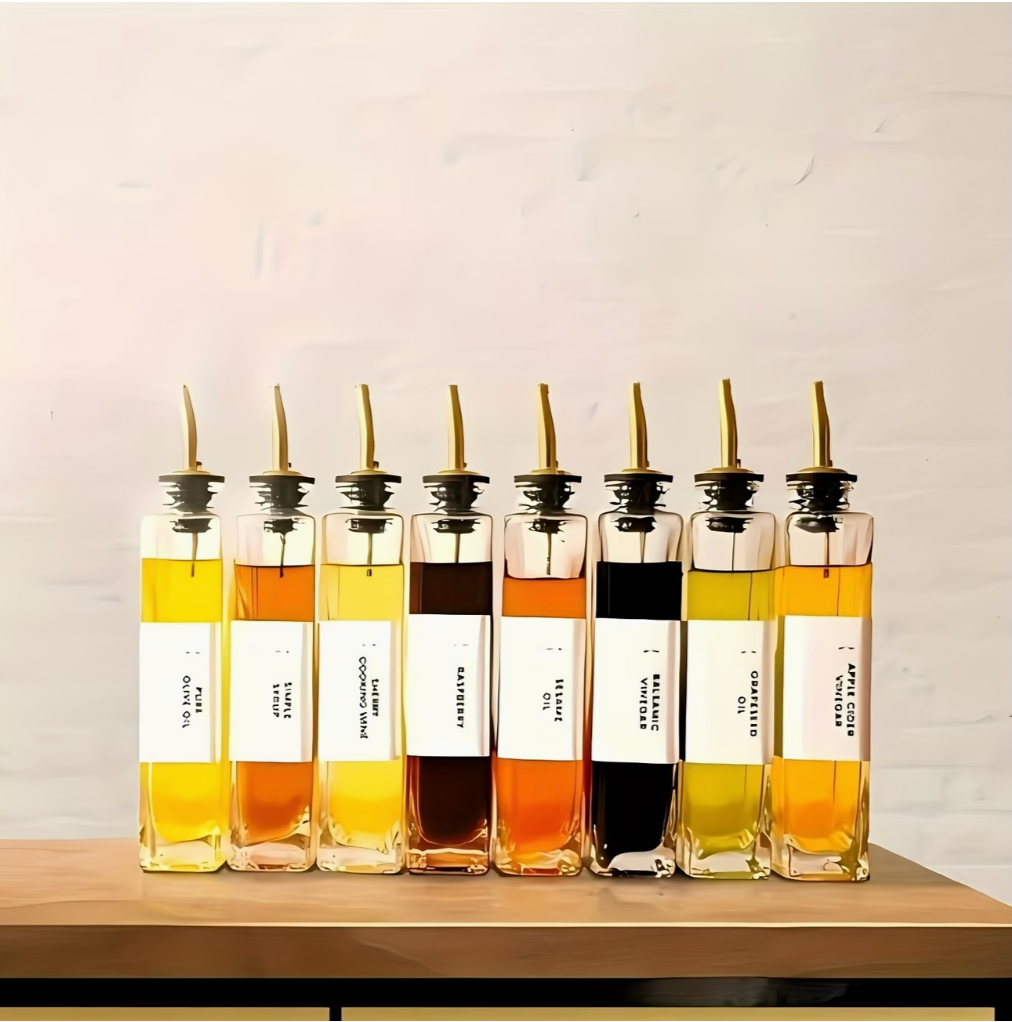 Glass Oil Dispenser Bottle (2PCS) | Kitchen Collection | Aroselle