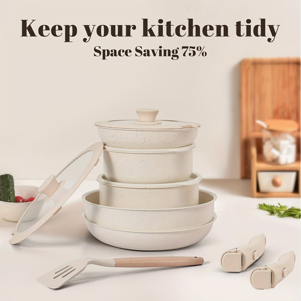 Induction Pots And Pan Set | Kitchen Collection | Aroselle