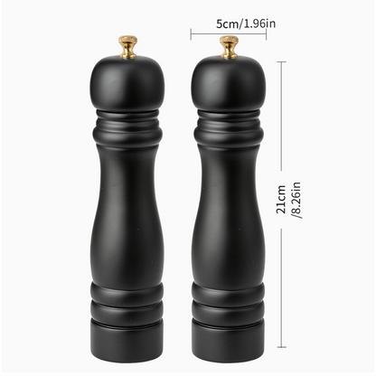 Salt And Pepper Set Black | Kitchen Collection | Aroselle