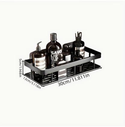 Black Bathroom Caddies (2pcs) | Bathroom Collection | Aroselle