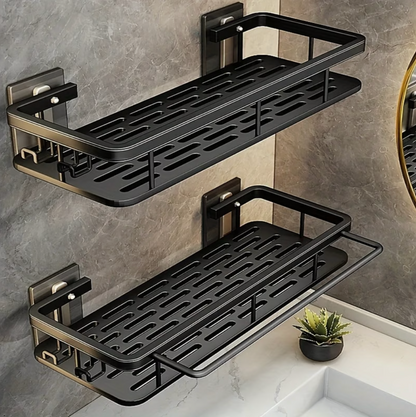 Black Bathroom Caddies (2pcs) | Bathroom Collection | Aroselle