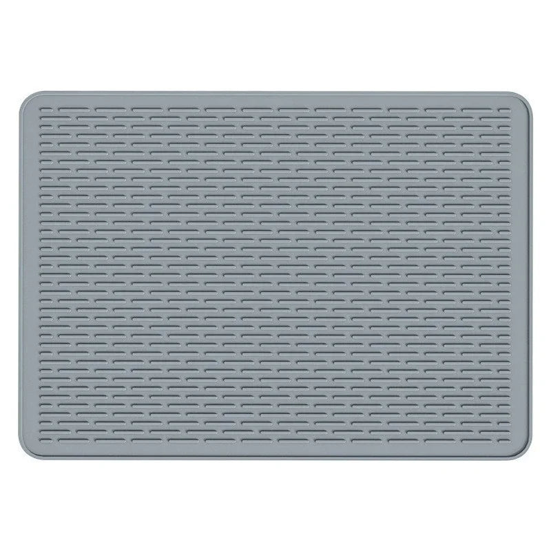 Silicone Induction Cooktop Mat, Heat-Resistant Non-Slip Kitchen Protector in Black and Grey, 71x50cm or 76x53cm