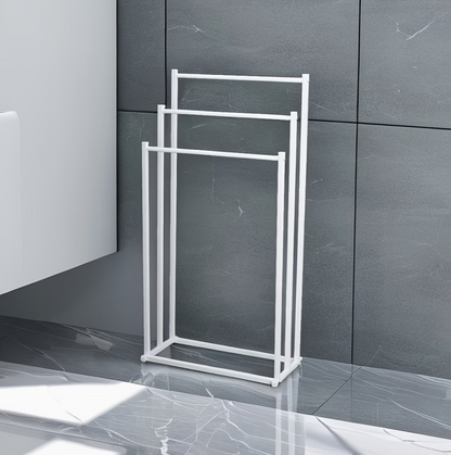 Black Standing Towel Rack | Bathroom Collection | Aroselle
