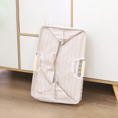 Portable Waterproof Fabric Laundry Basket – Collapsible Hamper for Bathroom and Versatile Storage 5