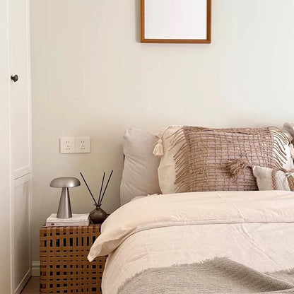 Metallic LED Mushroom Table Lamp