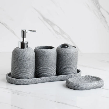 Ceramic Bathroom Accessories Set