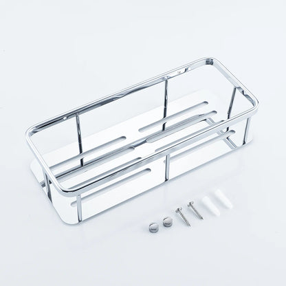 Stainless Steel Wall-Mounted Shower Shelf | Bathroom Collection | Aroselle