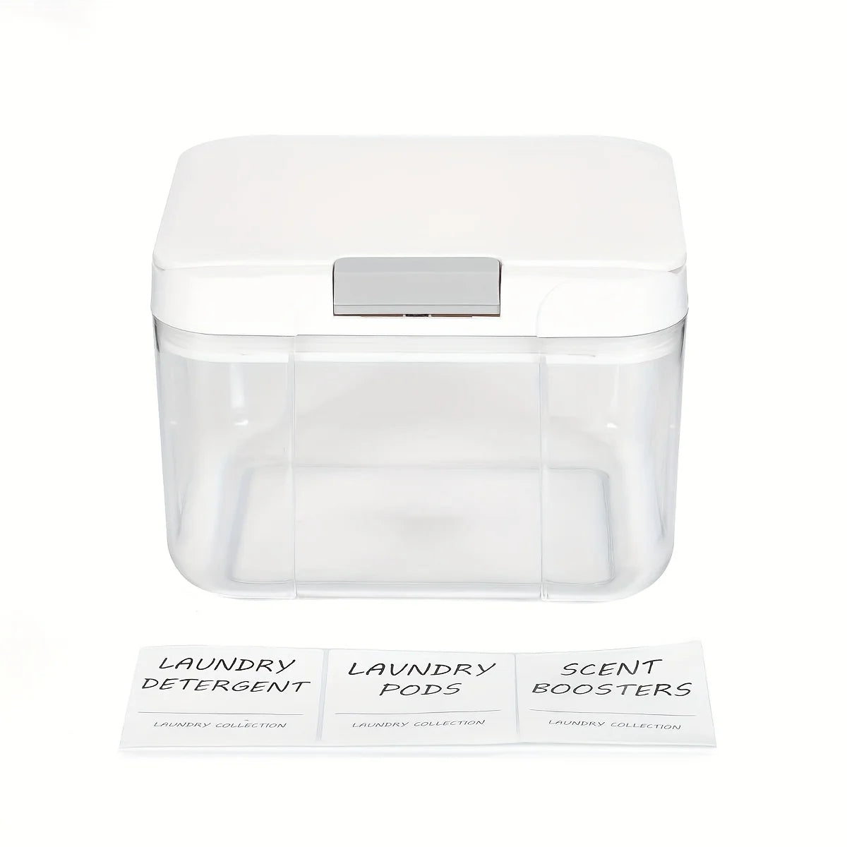 Laundry Pod Holder With Lid | Storage Collection | Aroselle