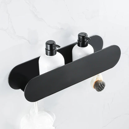 Black Aluminum Bathroom Shelf Caddy | Bathroom Collection | Aroselle